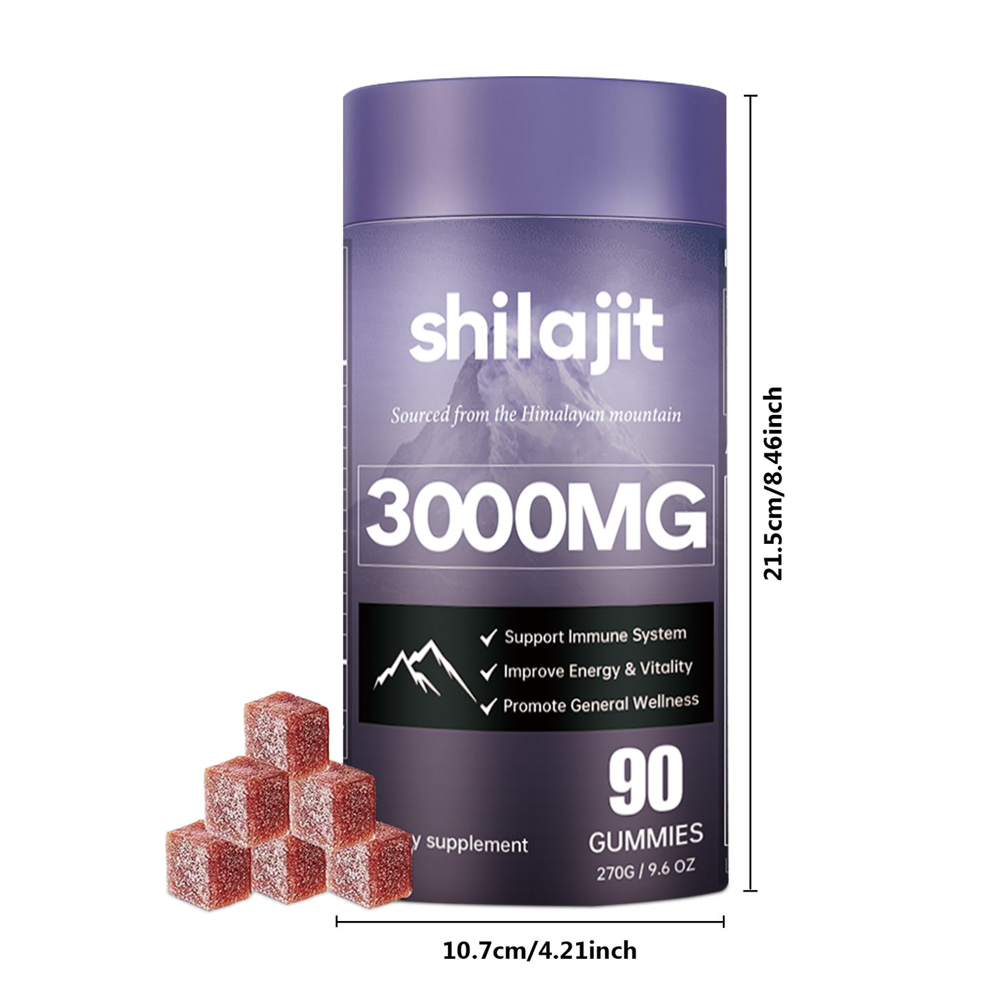 Suppléments de bonbons mous Shilajit de l'Himalaya