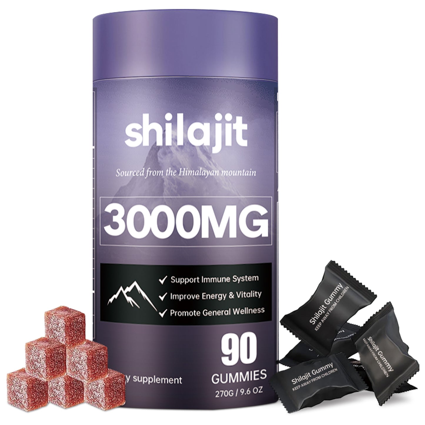 Suppléments de bonbons mous Shilajit de l'Himalaya