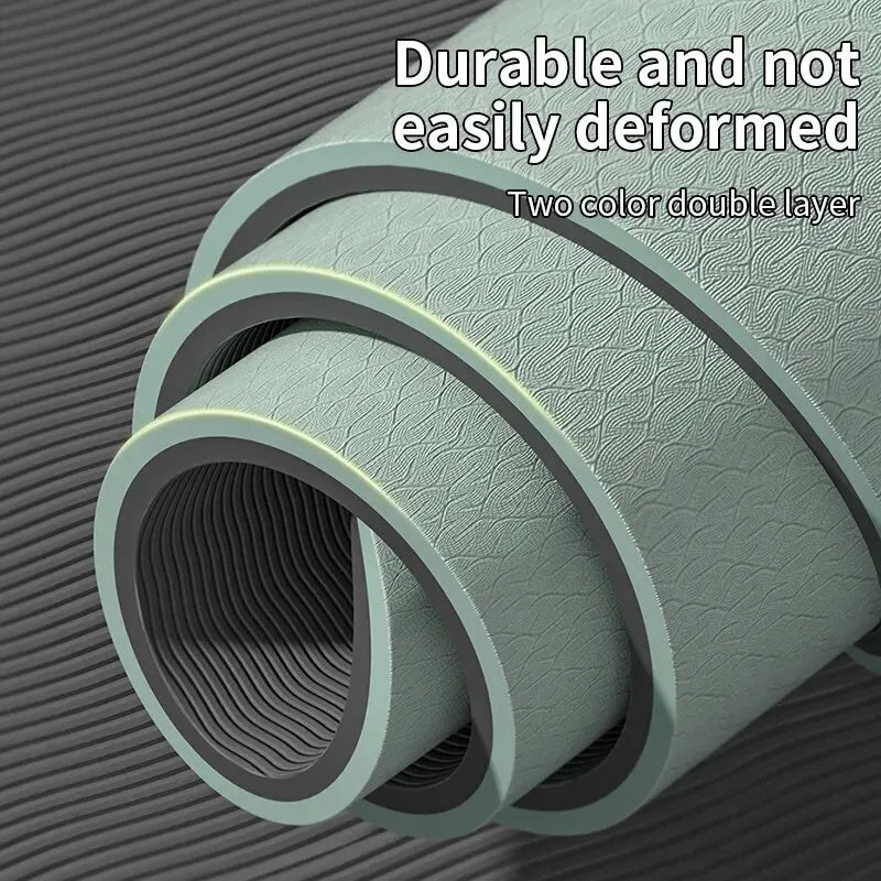 TPE Thickened Non-Slip Yoga Mat - KISA Store